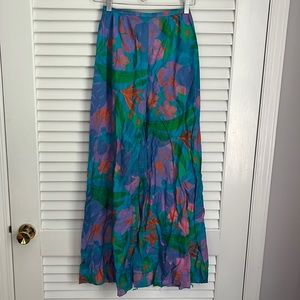 60’s Vintage Beachcomber Jamaica Wide Leg Palazzo Floral Pants